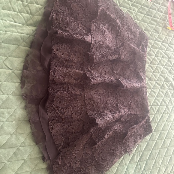 Sachin & Babi Nashik Strapless Tiered High-Low Lace Top Sz 14 - Picture 4 of 7